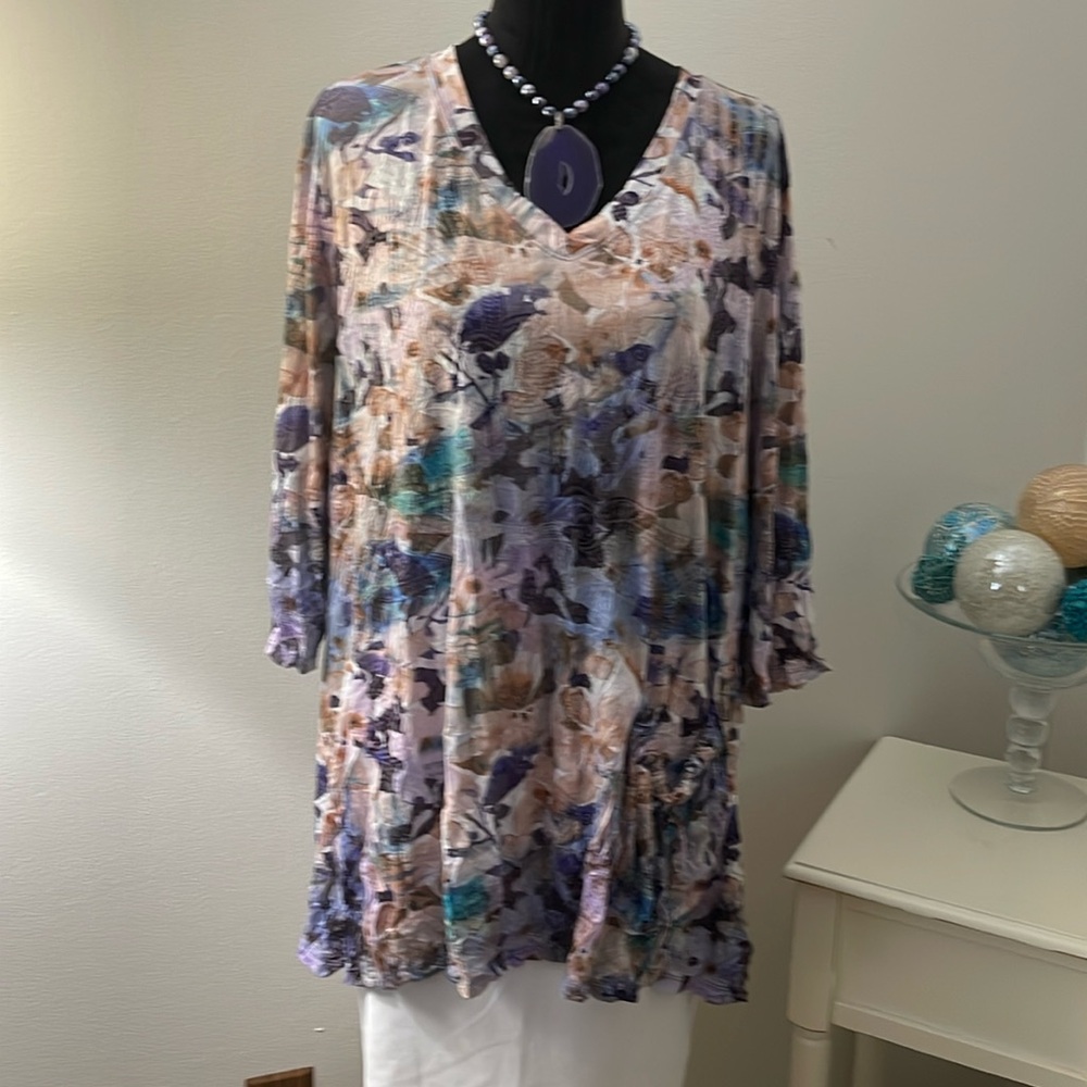 Purple Print Top
